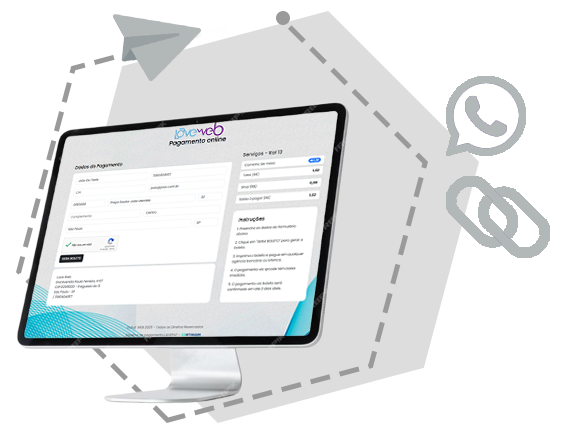 Pagamento online via link - LoveWeb